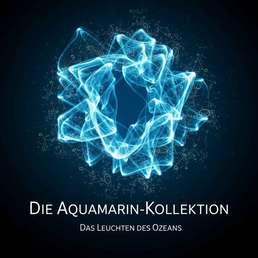 Abstraktes Kollektionsbild der Aquamarin Kollektion zum Kaufen in der Schweiz | Edelsteinkabinett.Schweiz