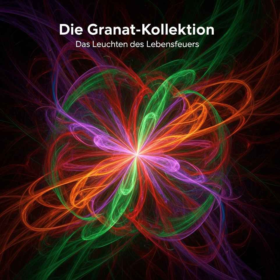 Abstraktes Kollektionsbild der Granat Kollektion zum Kaufen in der Schweiz | Edelsteinkabinett.Schweiz