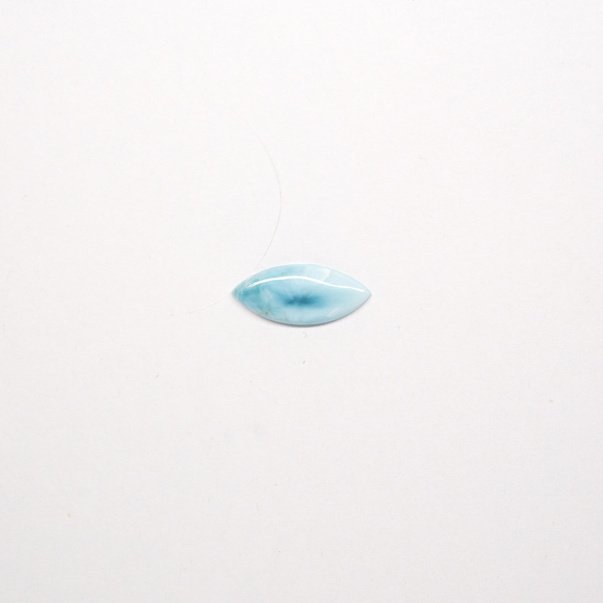 Gel Larimar Cabochon - 2.14 ct - Feinschliff | «Das Auge der Lagune» | Barahona