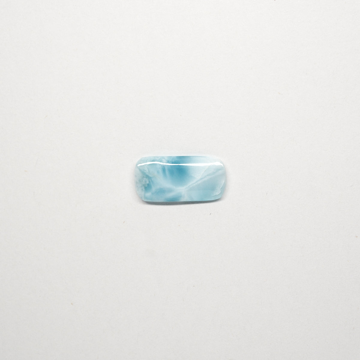 Gel Larimar Cabochon - 5.17 ct - Feinschliff | «Das Fenster von Barahona»