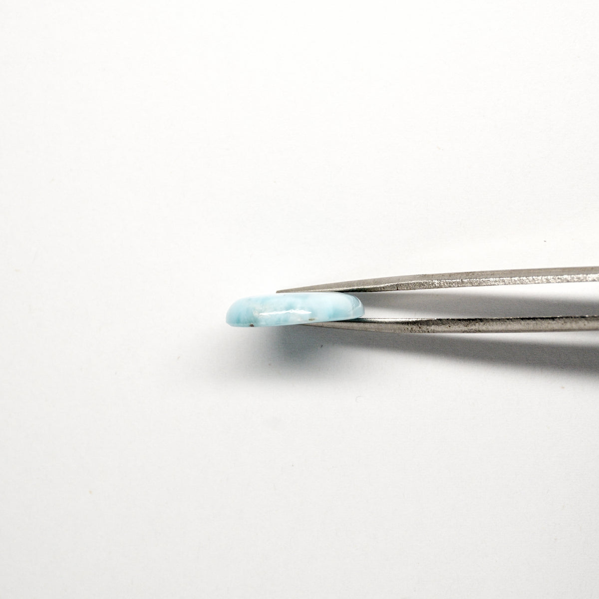 Gel Larimar Cabochon - 8.92 ct - Feinschliff | «Der Spiegel der Karibik» | Barahona