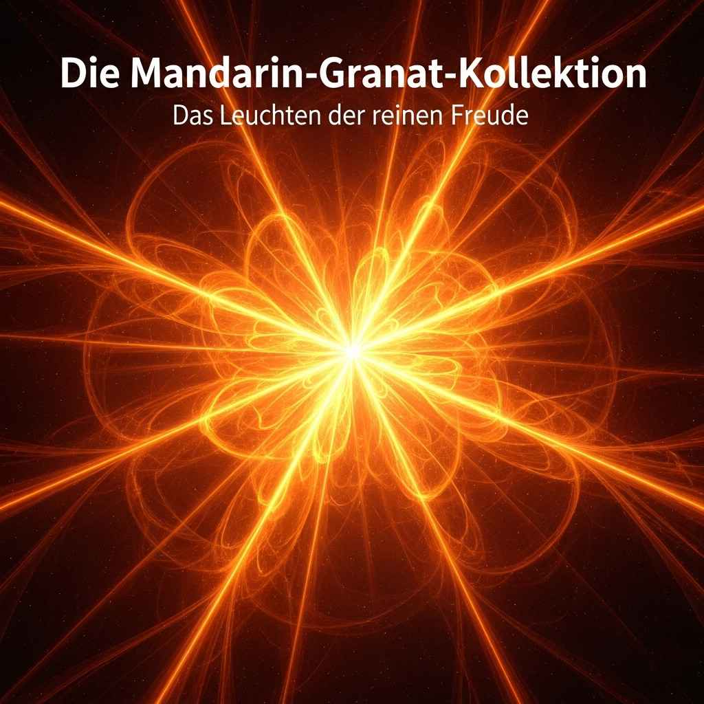 Abstraktes Kollektionsbild der Mandaringranat Kollektion zum Kaufen in der Schweiz | Edelsteinkabinett.Schweiz