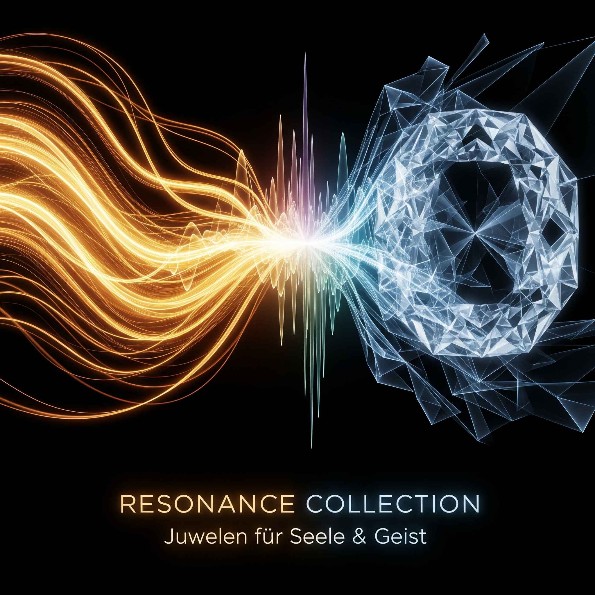 Abstrakte Visualisierung der Resonance Collection zum Kaufen in der Schweiz - Juwelen für Seele & Geist | Edelsteinkabinett.Schweiz