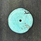 Vintage - Türkis PI-Scheibe - ca. 57 mm, 35 g | Himmelserde im Spinnennetz