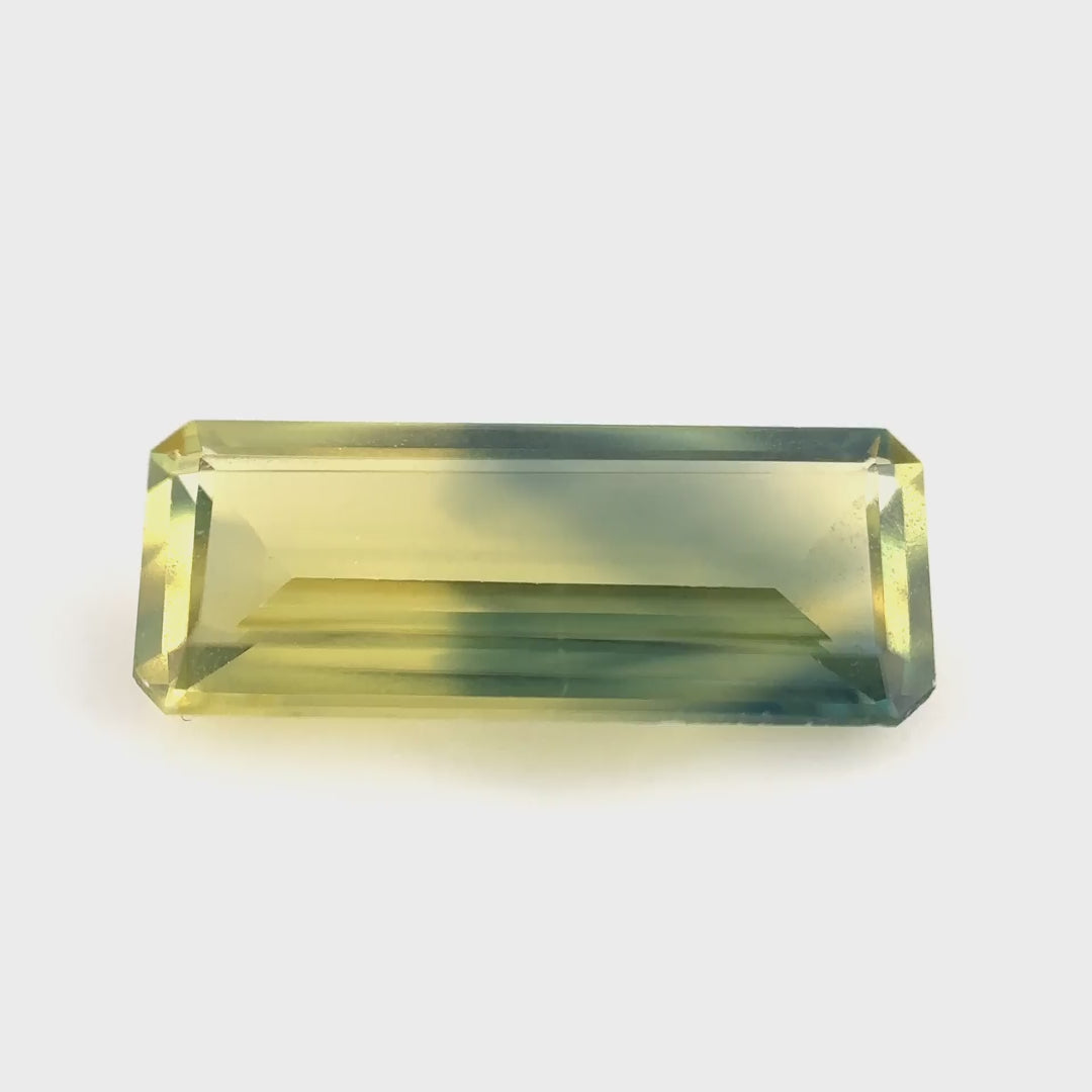 Parti-Saphir (Bi-Color) - 1.40 ct | Arktische Dämmerung