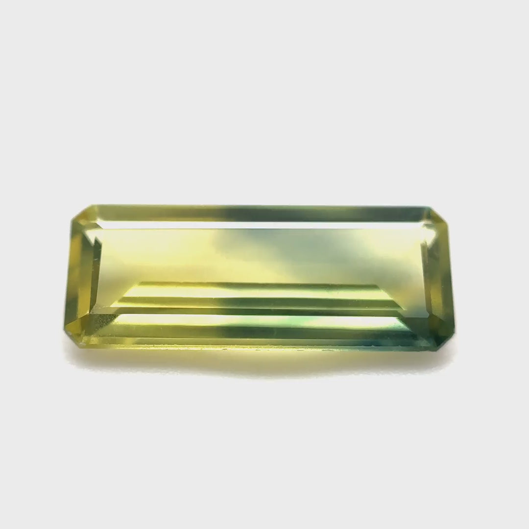 Parti-Saphir (Bi-Color) - 1.40 ct | Arktische Dämmerung