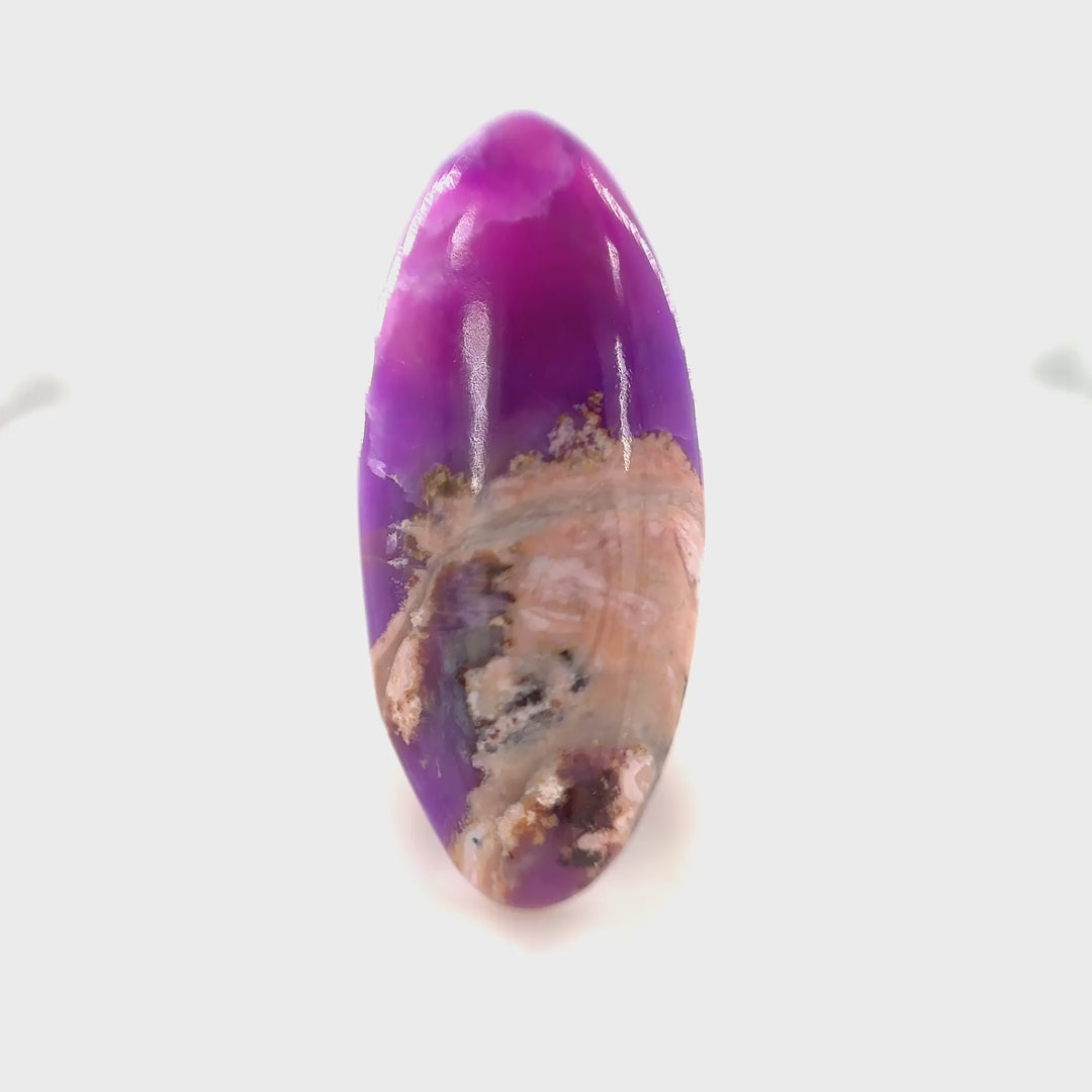 Gel-Sugilith - 10.6 ct | Kalahari-Gemälde