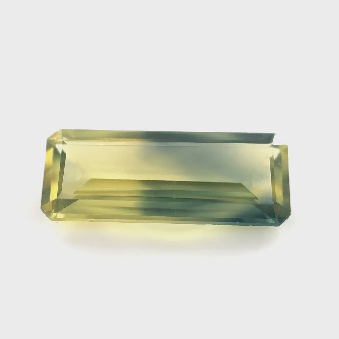 Parti-Saphir (Bi-Color) - 1.40 ct | Arktische Dämmerung