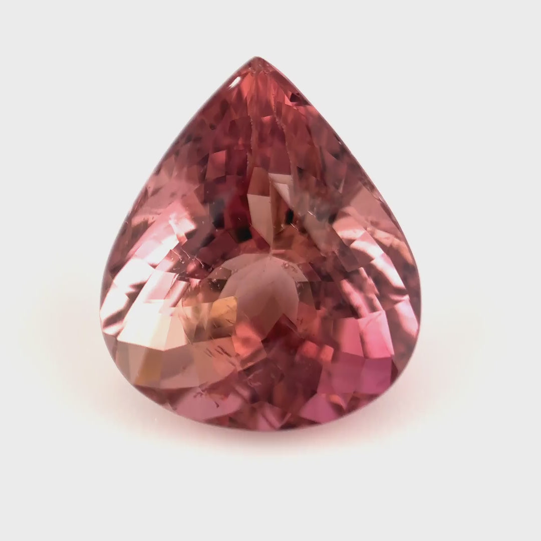 Seltener Bicolor & Farbwechsel Turmalin (6.30 ct) | «Der Sonnenuntergangs-Alchemist»