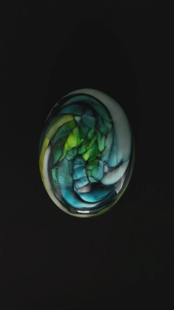 Ozeanisches Erwachen | Resin-Art-Unikat | Swiss Art by Eric ℠